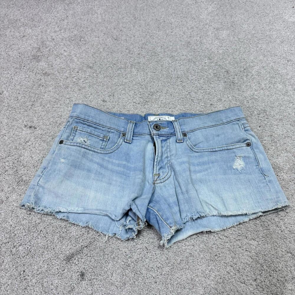 Lucky Brand Shorts Cut Off Blue Pockets Size 0